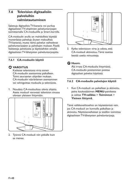 Philips TV LCD - Mode d&rsquo;emploi - FIN