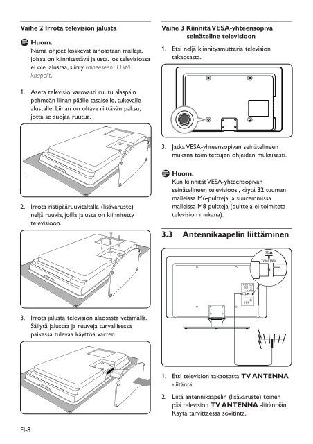 Philips TV LCD - Mode d&rsquo;emploi - FIN