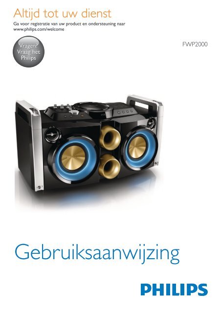 Philips Minicha&icirc;ne hi-fi - Mode d&rsquo;emploi - NLD
