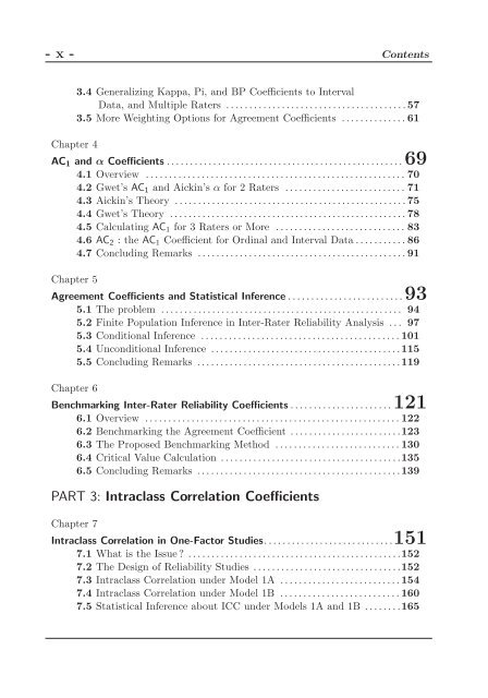 Preface to the Third Edition - Handbook of inter-rater reliability, 3rd ...