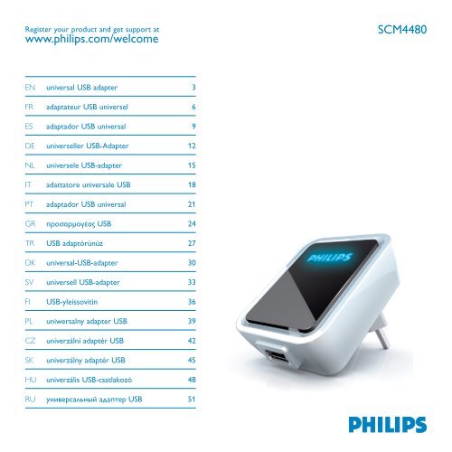 Philips Power2Charge - Mode d&rsquo;emploi - ENG