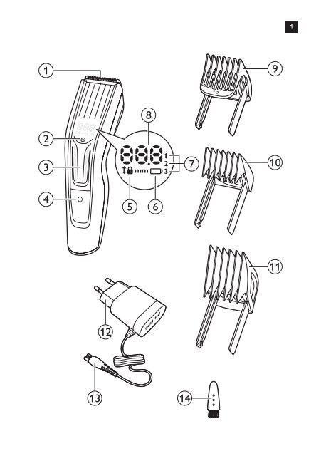 Philips Hairclipper series 9000 Tondeuse &agrave; cheveux - Mode d&rsquo;emploi - SLK