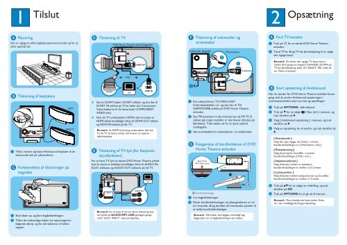 Philips Syst&egrave;me Home Cin&eacute;ma DVD - Guide de mise en route - NOR