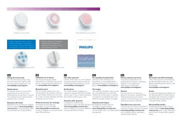 Philips Brosse anti-imperfections - Mode dâemploi - DEU