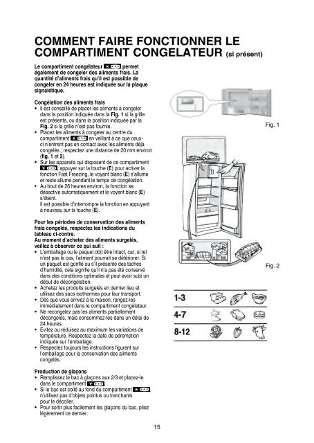 KitchenAid 5100700015 - Refrigerator - 5100700015 - Refrigerator FR (855162916040) Istruzioni per l'Uso