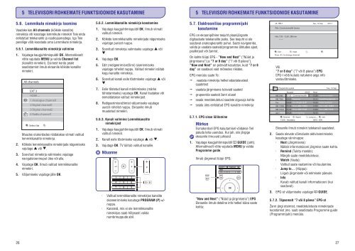 Philips TV LCD - Mode d&rsquo;emploi - EST