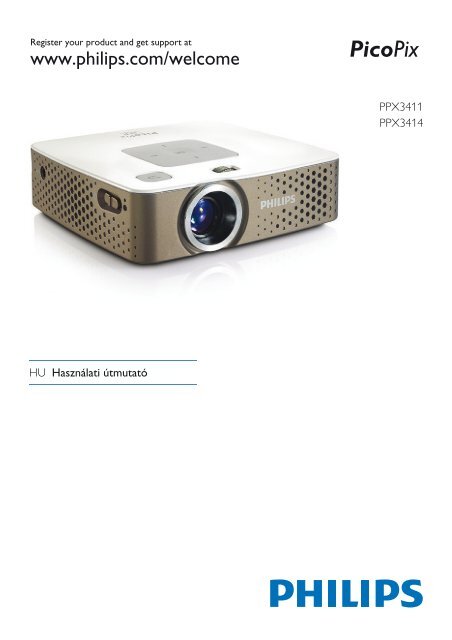 Philips PicoPix Projecteur de poche - Mode d&rsquo;emploi - HUN