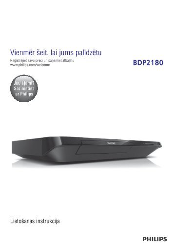 Philips Lecteur Blu-ray / DVD - Mode dâemploi - LAV