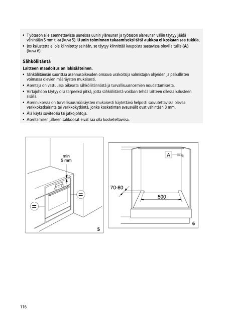 KitchenAid 500 947 65 - Oven - 500 947 65 - Oven FI (857915501510) Istruzioni per l'Uso