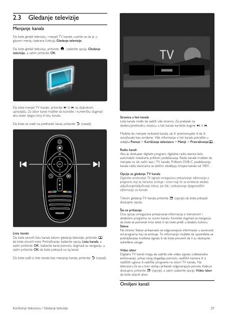 Philips Cinema 21:9 T&eacute;l&eacute;viseur LED - Mode d&rsquo;emploi - SRP