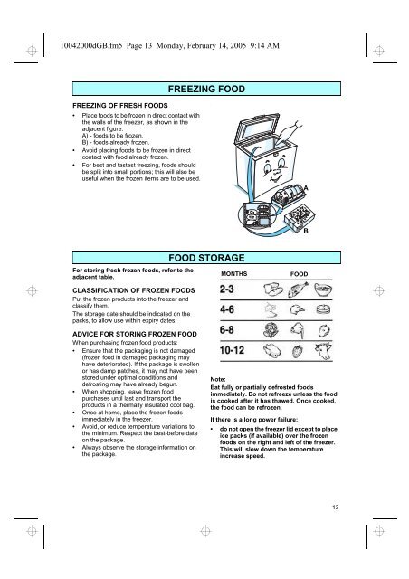 KitchenAid 1 CH-3710 - Freezer - 1 CH-3710 - Freezer EN (850795618010) Istruzioni per l'Uso