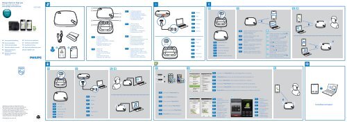 Philips Haut-parleur Bluetooth WeCall - Guide de mise en route - POR