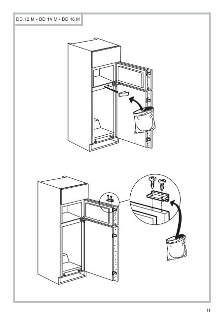 KitchenAid T 16 A1 D/HA - Fridge/freezer combination - T 16 A1 D/HA - Fridge/freezer combination SR (853903401500) Installazione