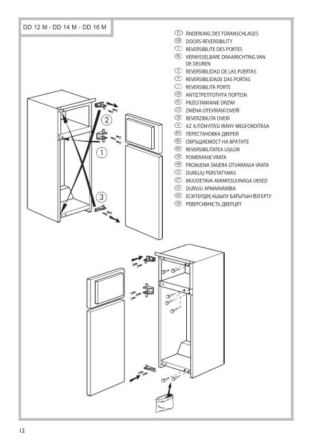 KitchenAid T 16 A1 D/HA - Fridge/freezer combination - T 16 A1 D/HA - Fridge/freezer combination SR (853903401500) Installazione