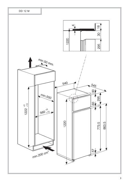 KitchenAid T 16 A1 D/HA - Fridge/freezer combination - T 16 A1 D/HA - Fridge/freezer combination SR (853903401500) Installazione