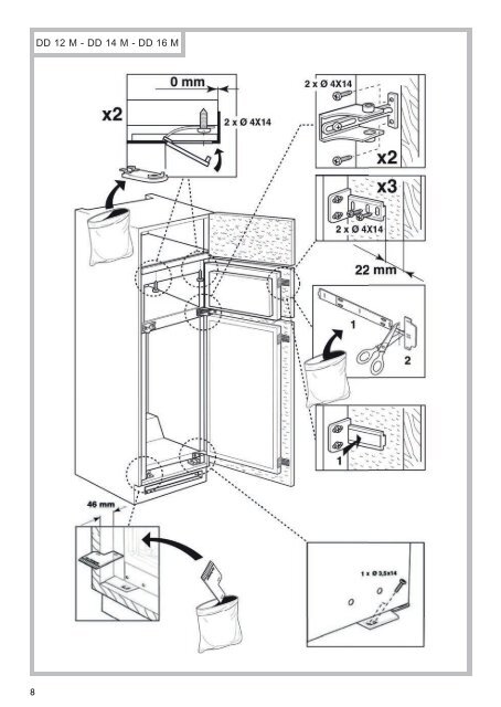 KitchenAid T 16 A1 D/HA - Fridge/freezer combination - T 16 A1 D/HA - Fridge/freezer combination SR (853903401500) Installazione