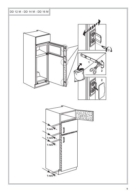 KitchenAid T 16 A1 D/HA - Fridge/freezer combination - T 16 A1 D/HA - Fridge/freezer combination KK (853903401500) Installazione