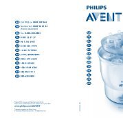 Philips Avent StÃ©rilisateur Ã©lectrique Ã  vapeur - Mode dâemploi - RON