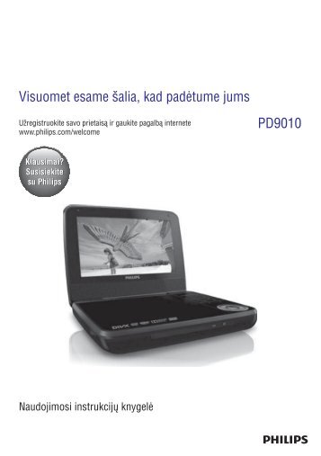 Philips Lecteur DVD portable - Mode dâemploi - LIT