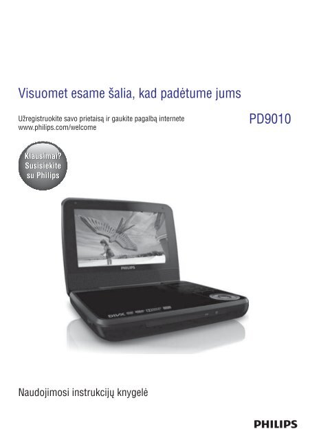 Philips Lecteur DVD portable - Mode d&rsquo;emploi - LIT