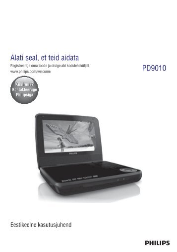 Philips Lecteur DVD portable - Mode dâemploi - EST