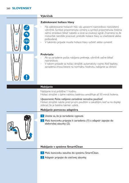 Philips Shaver series 9000 Rasoir &eacute;lectrique rasage &agrave; sec ou sous l'eau - Mode d&rsquo;emploi - POL