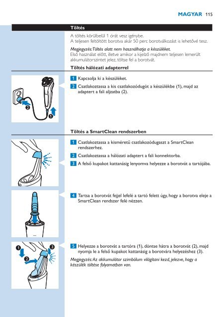 Philips Shaver series 9000 Rasoir &eacute;lectrique rasage &agrave; sec ou sous l'eau - Mode d&rsquo;emploi - UKR