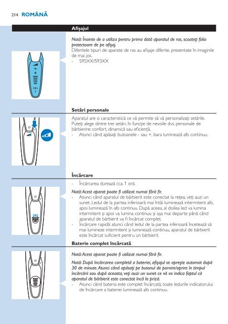 Philips Shaver series 9000 Rasoir &eacute;lectrique rasage &agrave; sec ou sous l'eau - Mode d&rsquo;emploi - SRP