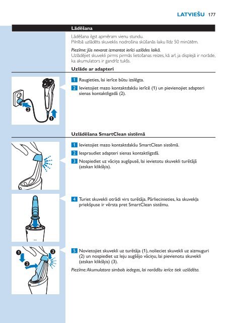 Philips Shaver series 9000 Rasoir &eacute;lectrique rasage &agrave; sec ou sous l'eau - Mode d&rsquo;emploi - SLV