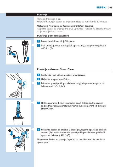 Philips Shaver series 9000 Rasoir &eacute;lectrique rasage &agrave; sec ou sous l'eau - Mode d&rsquo;emploi - SLV