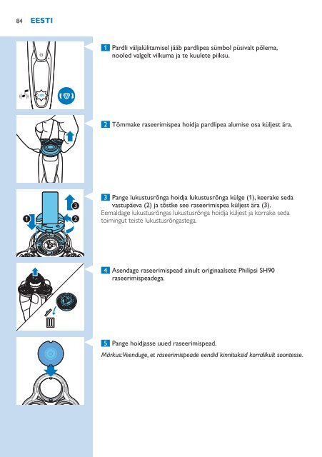 Philips Shaver series 9000 Rasoir &eacute;lectrique rasage &agrave; sec ou sous l'eau - Mode d&rsquo;emploi - SLV