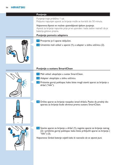 Philips Shaver series 9000 Rasoir &eacute;lectrique rasage &agrave; sec ou sous l'eau - Mode d&rsquo;emploi - SLV