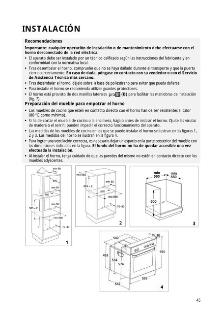 KitchenAid 20123000 - Oven - 20123000 - Oven ES (857921101510) Istruzioni per l'Uso