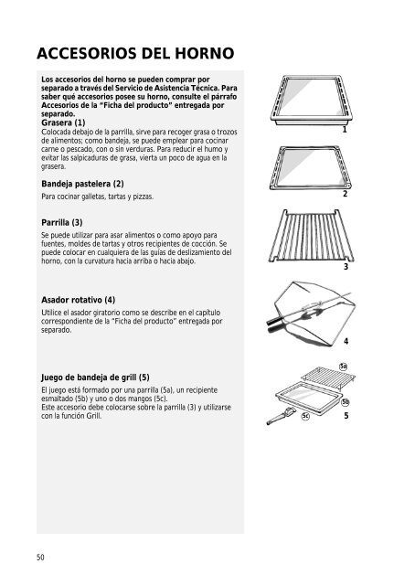KitchenAid 20123000 - Oven - 20123000 - Oven ES (857921101510) Istruzioni per l'Uso