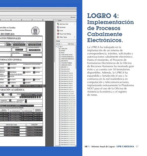 Revision 9- Manual_Logros Sobresalientes Reporte Anual2014 2015 UPR Carolina Dr Moises Orengo Rector