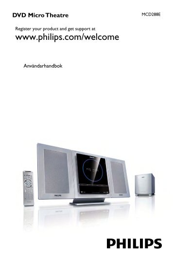 Philips MicrochaÃ®ne DVD - Mode dâemploi - SWE