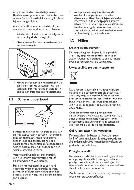 Philips T&eacute;l&eacute;viseur LCD professionnel - Mode d&rsquo;emploi - NLD