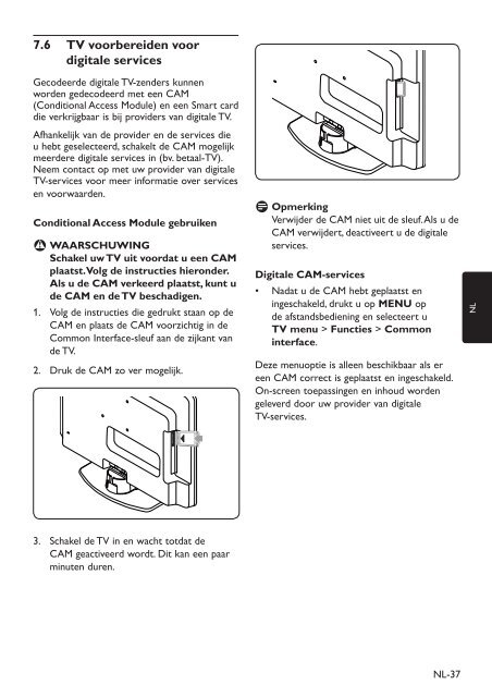 Philips T&eacute;l&eacute;viseur LCD professionnel - Mode d&rsquo;emploi - NLD