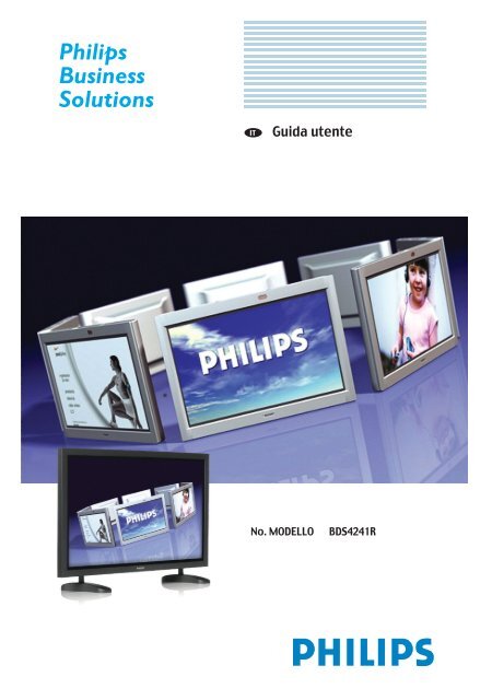 Philips Moniteur plasma - Mode d&rsquo;emploi - ITA