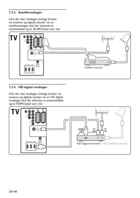 Philips TV LCD - Mode d&rsquo;emploi - DAN