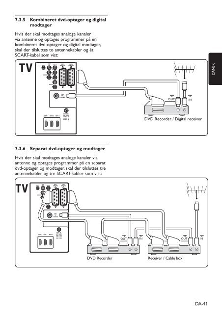 Philips TV LCD - Mode d&rsquo;emploi - DAN