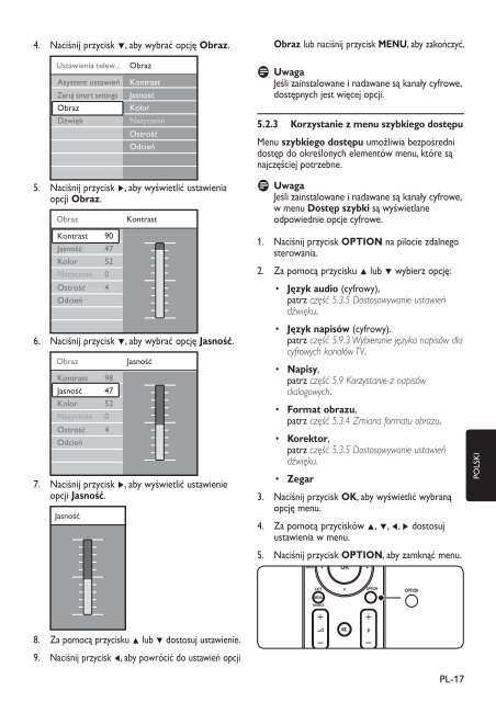 Philips TV LCD - Mode d&rsquo;emploi - POL