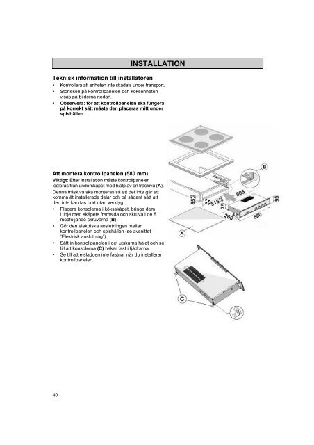 KitchenAid 345 404 80 - Hob - 345 404 80 - Hob SV (854149801020) Istruzioni per l'Uso