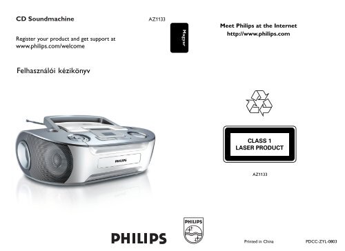 Philips Lecteur de CD - Mode d&rsquo;emploi - HUN