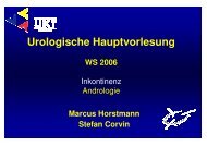 Urologische Hauptvorlesung