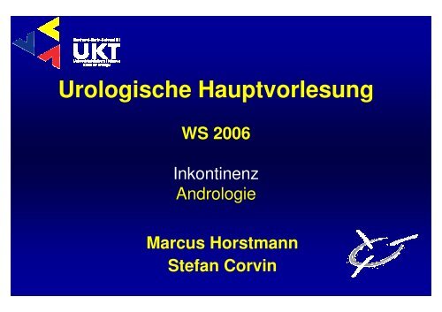 Urologische Hauptvorlesung