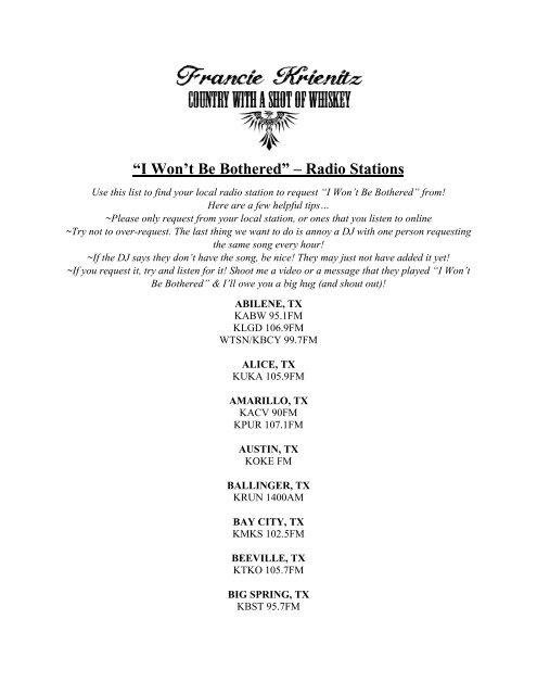 Radio Station List