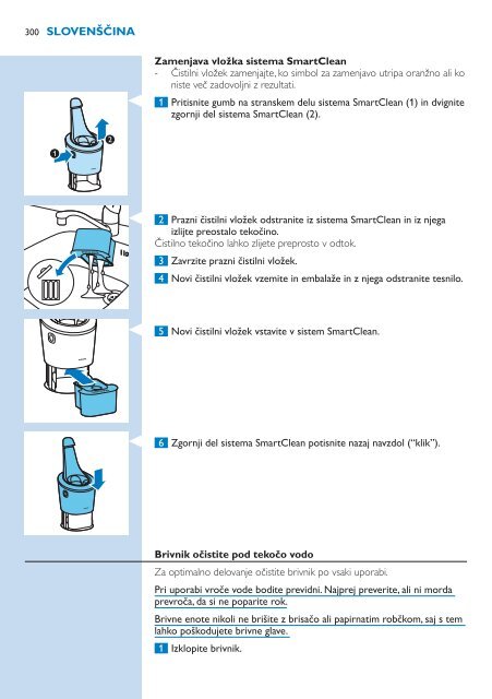 Philips Shaver series 9000 Rasoir &eacute;lectrique rasage &agrave; sec ou sous l'eau - Mode d&rsquo;emploi - SLK