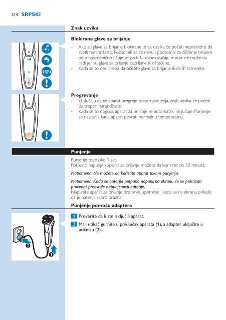 Philips Shaver series 9000 Rasoir &eacute;lectrique rasage &agrave; sec ou sous l'eau - Mode d&rsquo;emploi - SLK