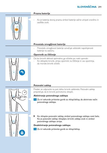 Philips Shaver series 9000 Rasoir &eacute;lectrique rasage &agrave; sec ou sous l'eau - Mode d&rsquo;emploi - SLV